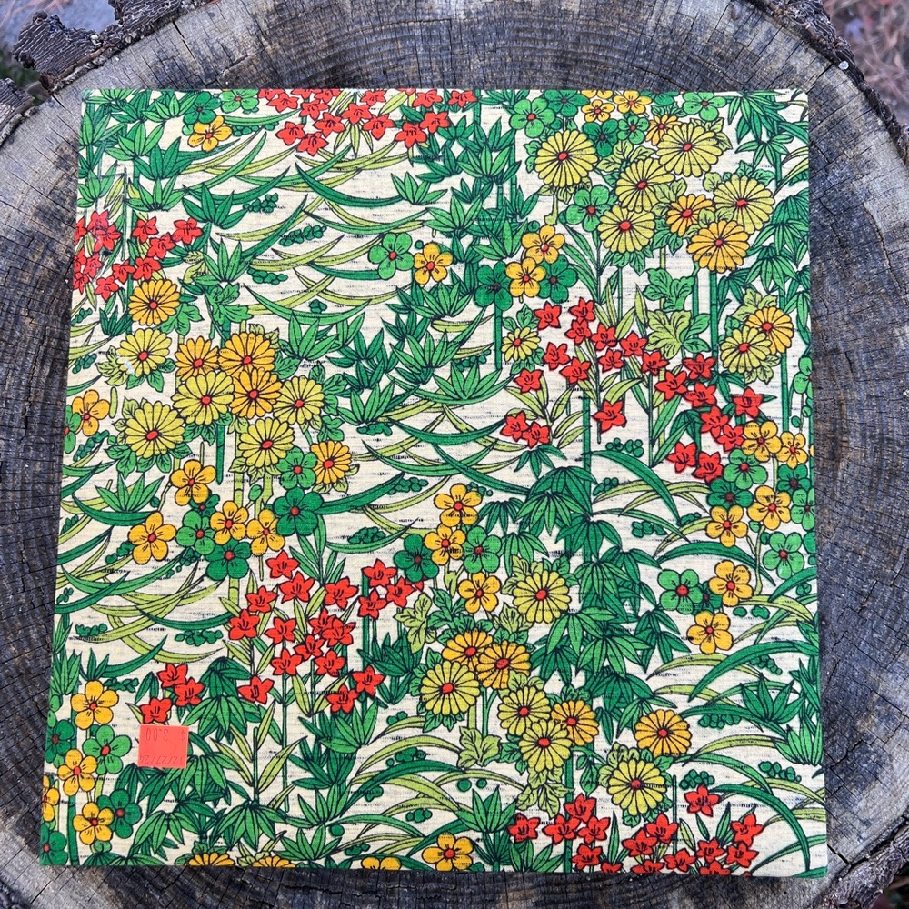 Vintage 1960s Japanese Fabric Floral Photo Album
